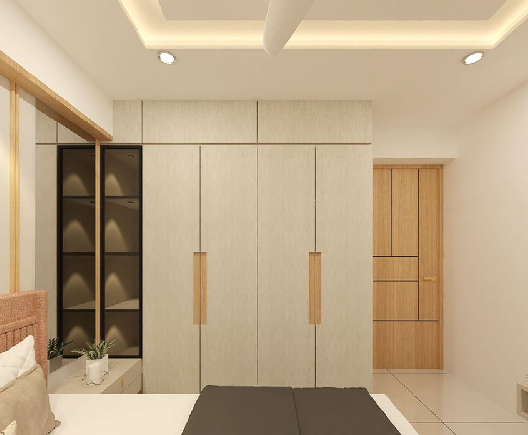 wooden wardrobe-modular