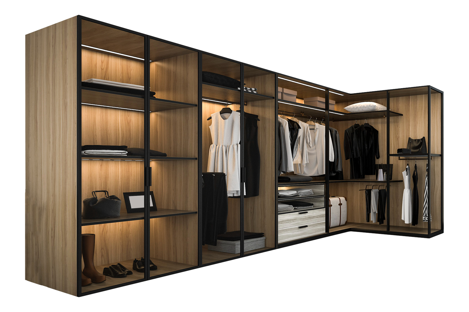 Modular bedroom wardrobe in Ahmedabad